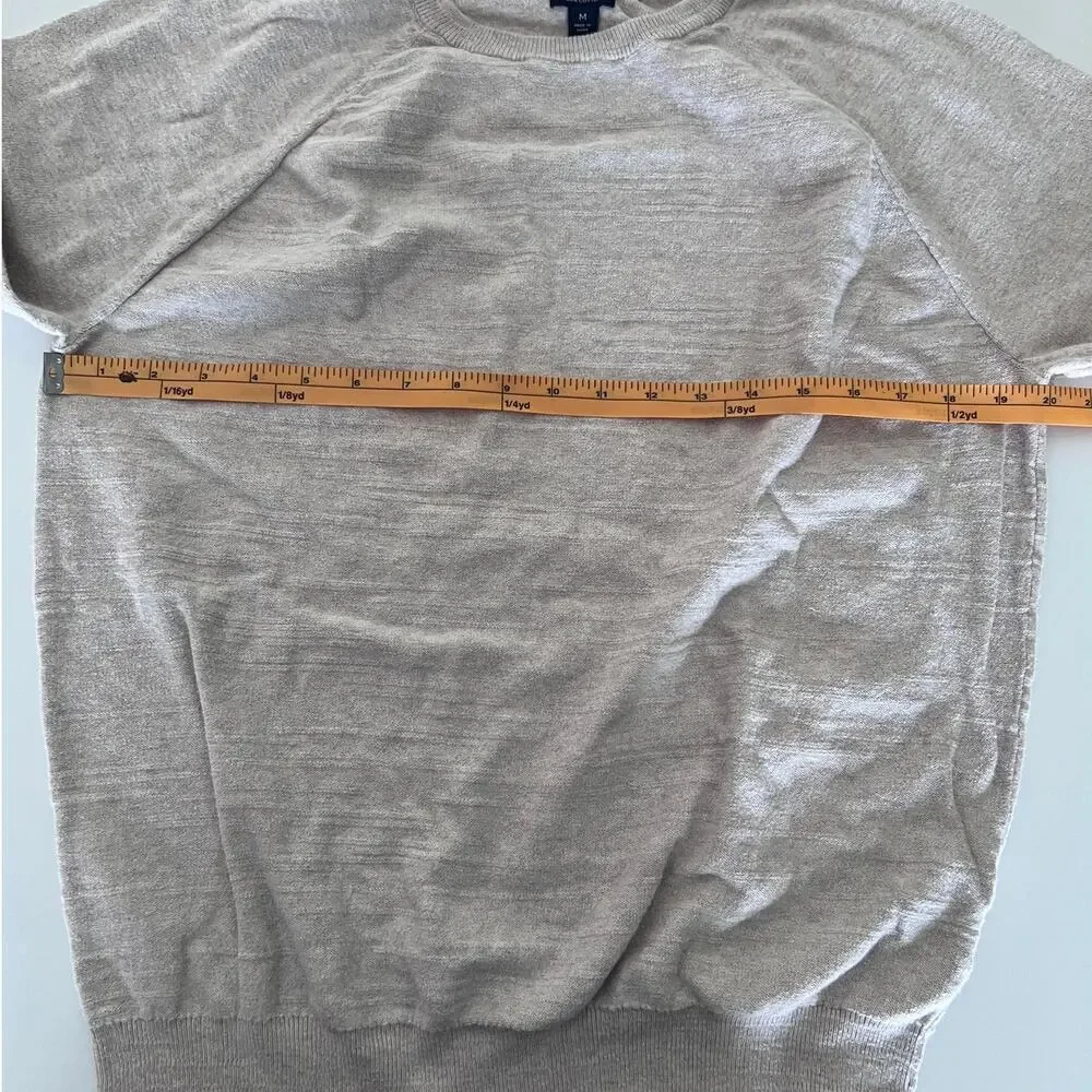 J.Crew Beige Crew Neck Pull Over Sweater- M